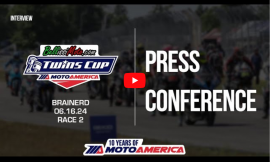 Video: BellissiMoto Twins Cup Race Two Press Conference From Brainerd International Raceway